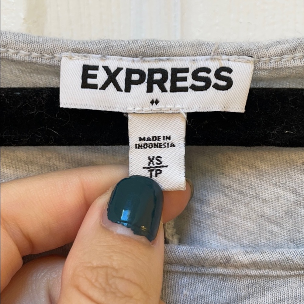 EXPRESS GRAY T-SHIRT - Picture 2 of 5